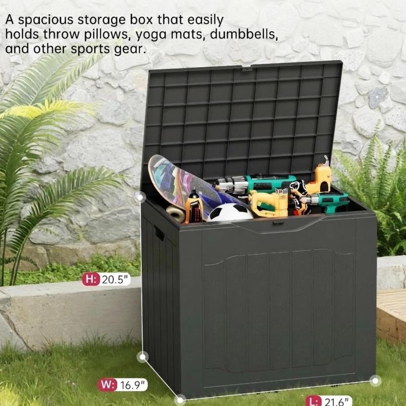 Outdoor Storage Box 35 Gallon