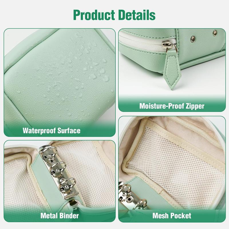 Large Weekly Pill Organizer with 14 Color-Coded Medicine Pouches