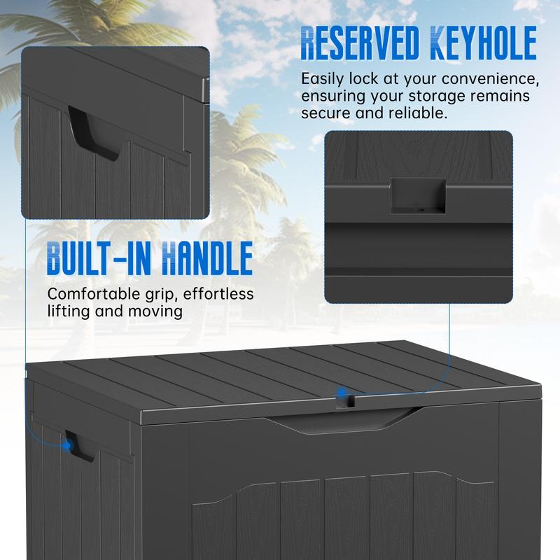 Outdoor Storage Box 35 Gallon